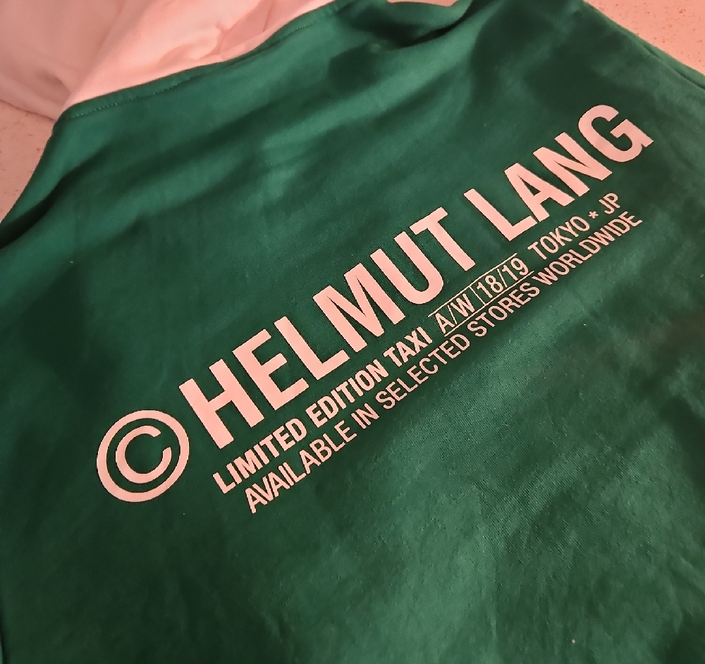 Helmut Lang Green and White Sweatshirt - Picture 4 of 6